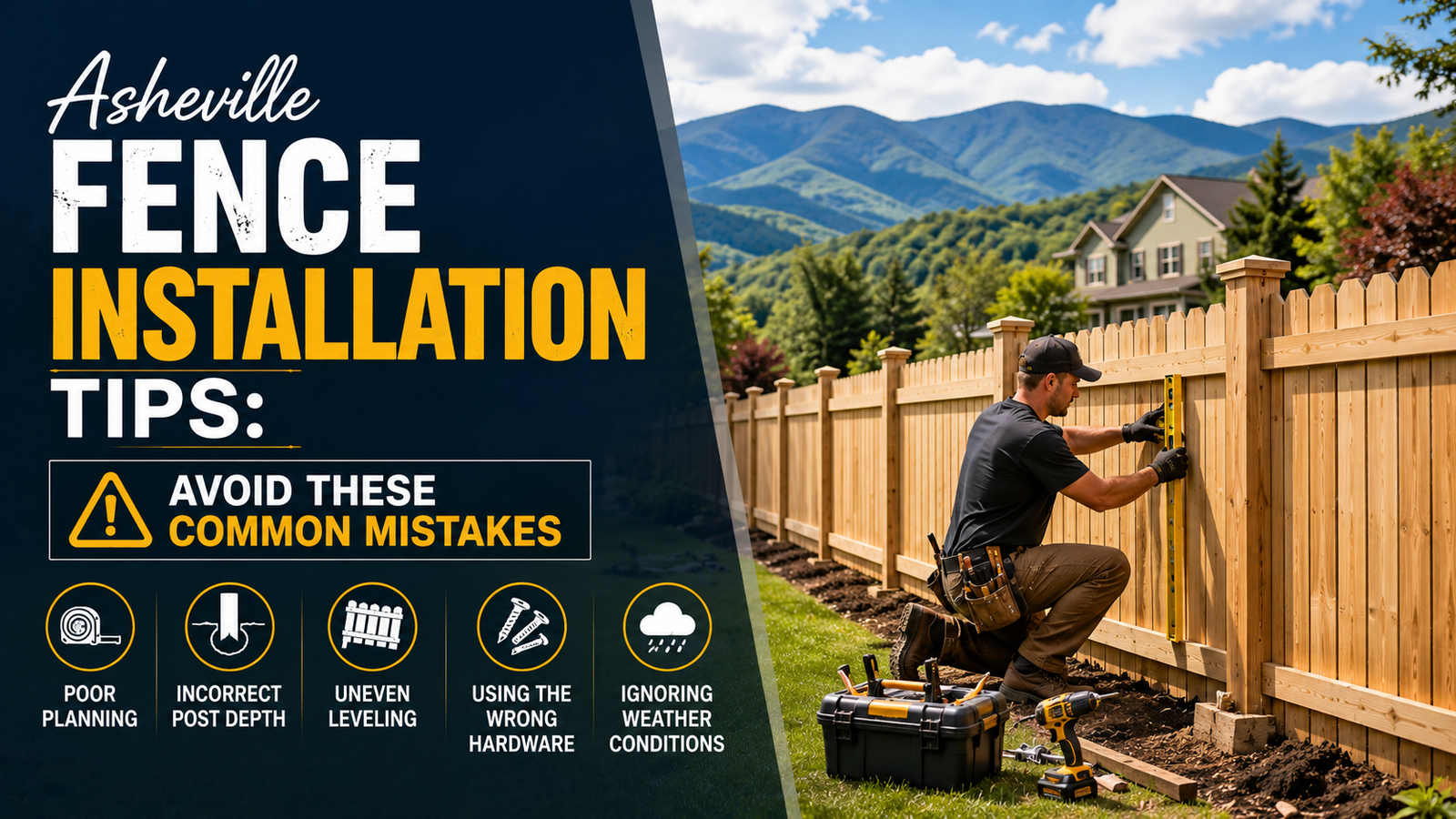 residential fencing asheville